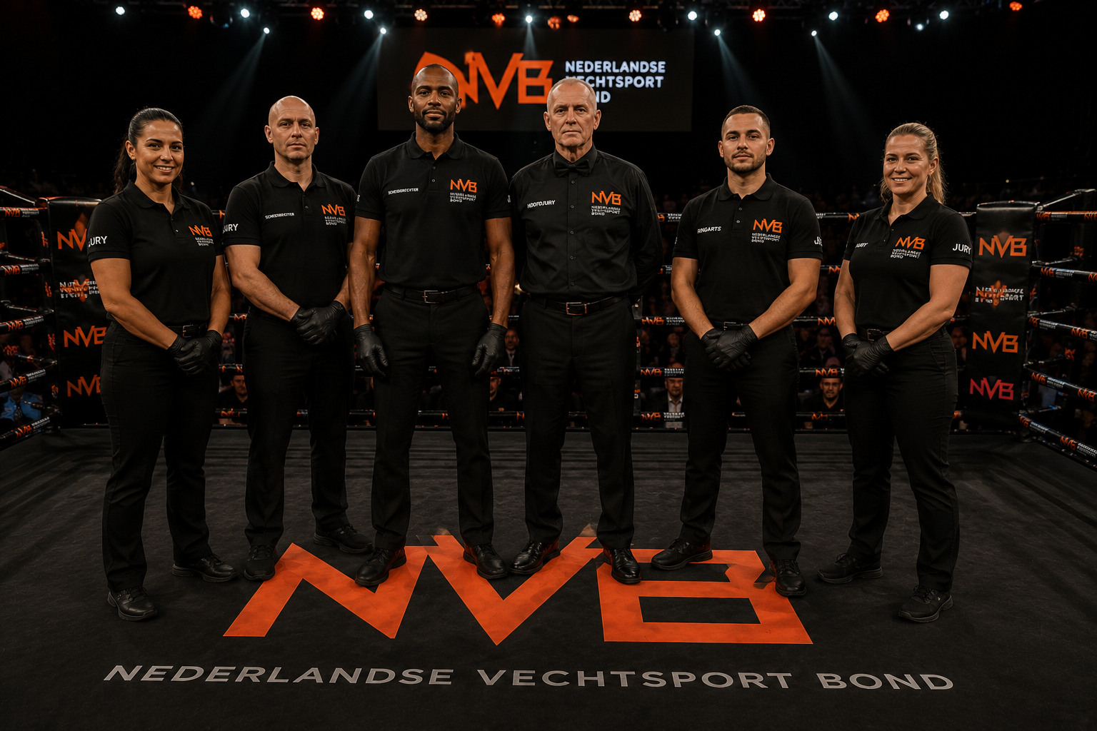 NVB officialteam in de ring
